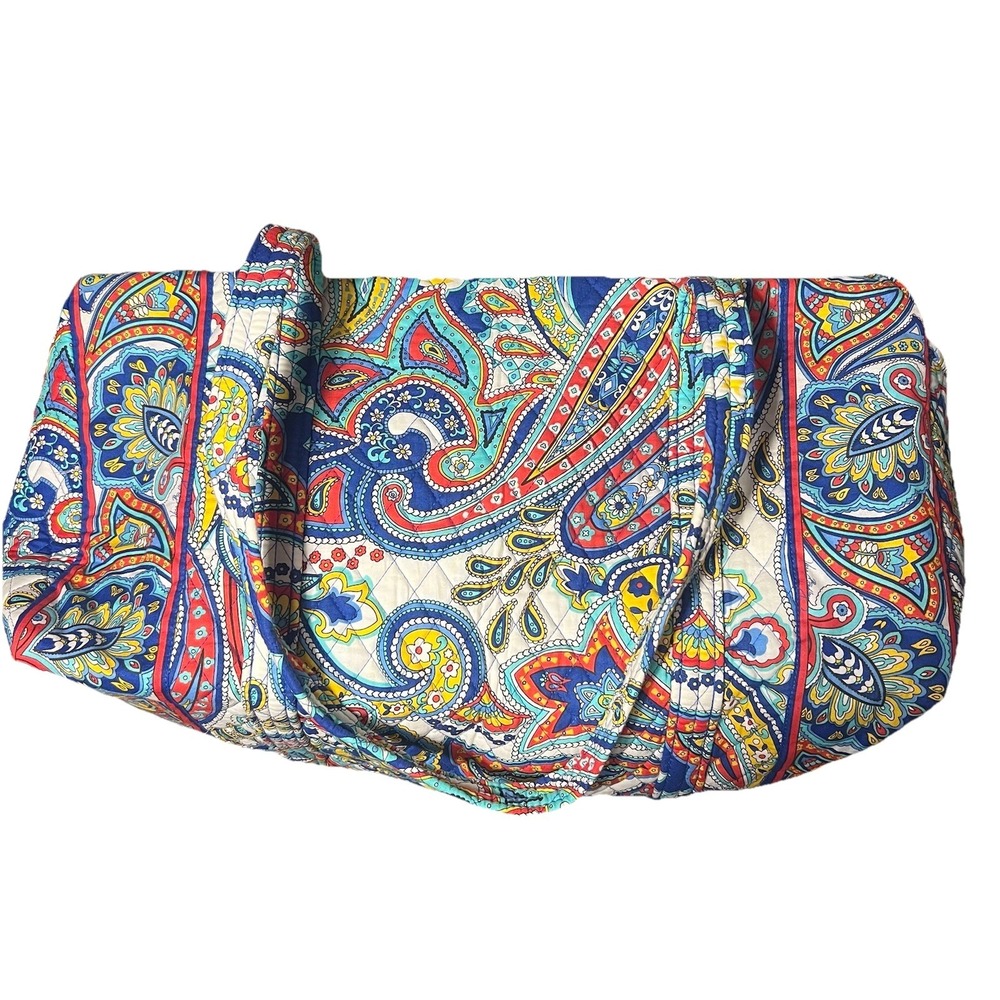 Vera Bradley NWT Large Duffel Bag Marina Paisley Retired Pattern Travel Bag New